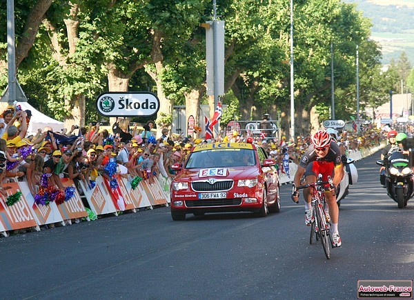 Skoda au tour de France 2010